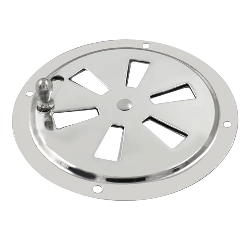Kemcatui Kleiner Grill Smoker Abluftventil - 10.2 cm Ofen Entlüftungsdämpfer für optimale Luftstromkontrolle - Ideal für Boote und Marine Zubehör von Kemcatui