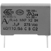 Kemet R46KR410000M1M+ 1 St. MKP-Funkentstör-Kondensator radial bedrahtet 1 µF 275V 20% 27.5mm (L x von Kemet