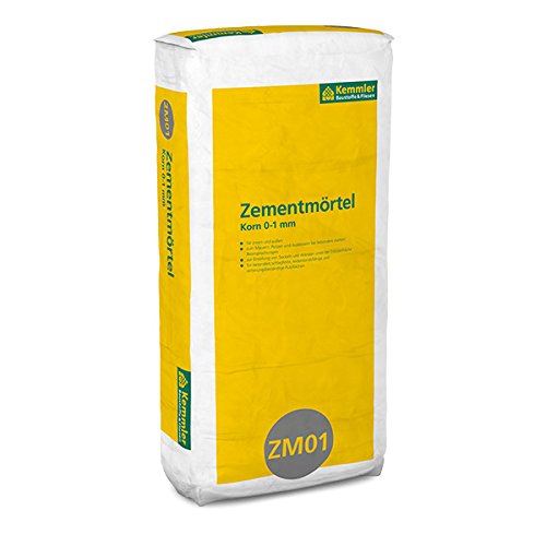 Kemmler ZM01 - Zementmörtel - MG III für Innen und Außen und für die Wand - 30 kg/Sack von Kemmler