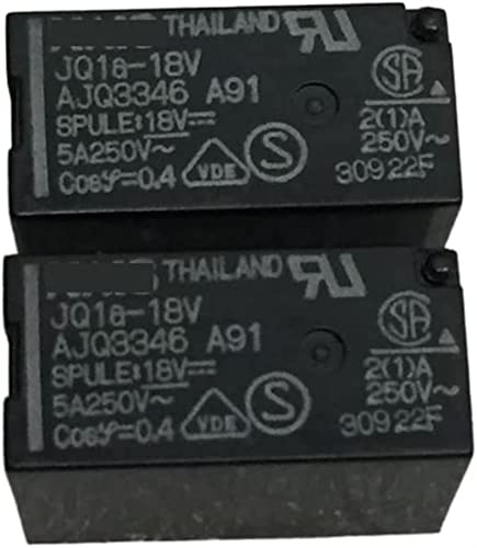 Elektronisches Zubehör Relais 10 Stück JQ1A-18V AJQ3346 4PIN/18V/5A/ von KemneT