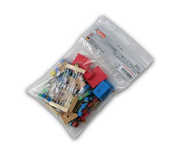 Kemo Kabelverbinder-Sortiment Sortiment Folienkondensatoren ca. 100 Stk Kemo Kabelverbinder-Sortiment Sortiment Folienkondensatoren ca. 100 Stk von Kemo