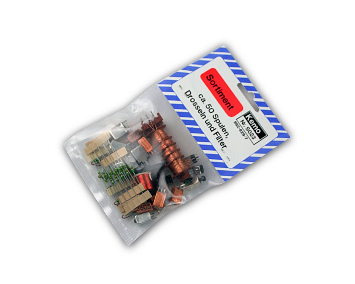Kemo Kabelverbinder-Sortiment Sortiment Spulen + Drosseln + Filter ca. 50 Stk Kemo Kabelverbinder-Sortiment Sortiment Spulen + Drosseln + Filter ca. 50 Stk von Kemo