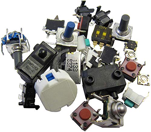 Kemo S104 Mikroschalter und -taster ca. 30 Stück. Verschiedene Größen und Ausführungen Kemo S104 Mikroschalter und -taster ca. 30 Stück. Verschiedene Größen und Ausführungen von KEMO
