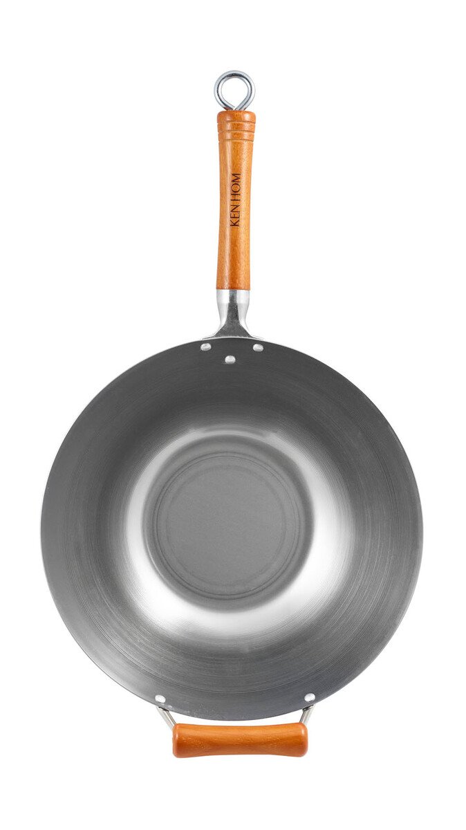 Ken Hom Wok 32 cm Excellence silber von Ken Hom