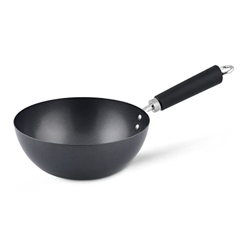 Ken Hom KH420001 Carbonstahl Mini Wok, 20cm, Excellence, Wok Induktion, Phenolischer Griff, Spülmaschinenfest, 2 Jahre Garantie von Ken Hom