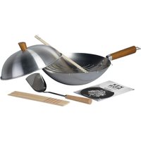 Ken Hom Wok-Set 10-tlg. CLASSIC, Stahl von Ken Hom