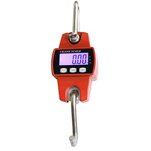 300kg Hängewaage LCD-Display Digital Lastenwaage Mini Tragbare Waage Industriewaage Kranwaage Landwirtschaft Zugwaage Wildwaage von KenSyuInt