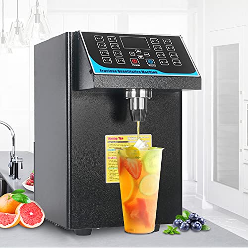 7.5L Fructose Quantitative Spender Machine Bubble Tea Fructose Dosiermaschine Fruktosespender Sirupspender Edelstahl Fruktoseauslass Zucker Komlassenl Dispenser für Milch Tee Kaffee von KenSyuInt