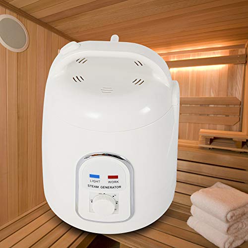 900W Dampfgenerator Sauna Home SPA Steamer Dampfmaschine Dampftopf Tragbar Dampfsauna Dampfgerät Dampferzeuger mit Timer 1.5L von KenSyuInt