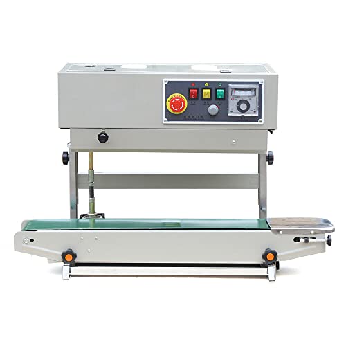 FR-770 Automatische Versiegelungsmaschine Plastiktüte Siegelgerät Lebensmittelversiegelung Auto Kontinuierlich Siegelmaschine Plastiktasche Continuous Band Sealer (Vertikal Sealing Machine) von KenSyuInt