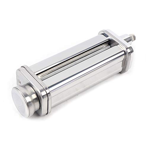 Pasta-Set Zubehör Nudelroller Schneide-Aufsatz für Küchenmaschine inklusive Nudelrolle Spaghetti Cutter Nudel Pastaaufsatz Chef ZubehöR Nudeln AufhäNgen (24.5) von KenSyuInt