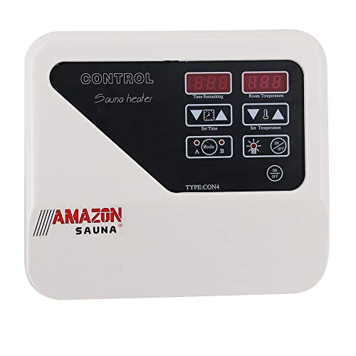 Saunasteuerung 3-9KW Sauna Steuergerät Sauna External Controller Saunaofen, Sauna Digital Controller, Externe Digital Controller Anzeige, 2 Arbeitsmodi (volts, 380) von KenSyuInt