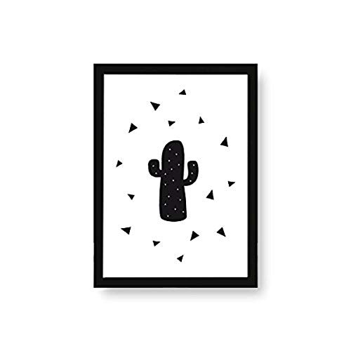 KENAY Home Cactus Folie A4, Papier, weiß und schwarz, 210 x 297 mm von Kenay Home