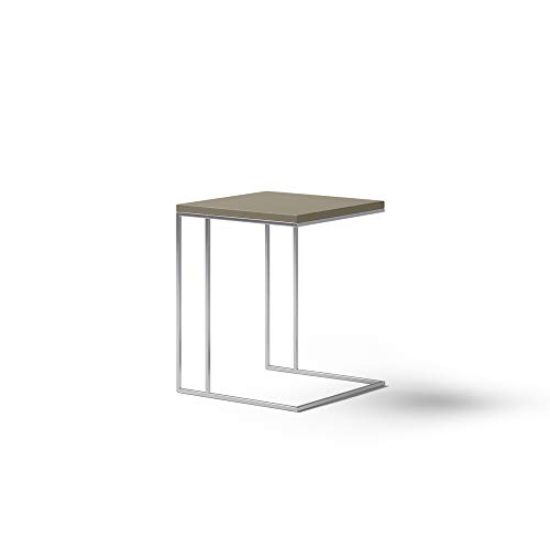 KND Design Line 44 Couchtisch, Metall und MDF lackiert, Beige (Visón), 45x45x57 cm von KND Design