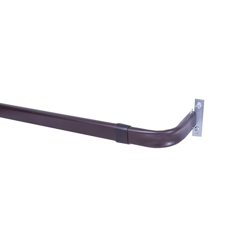 Gardinenstange 28-48 Einzelne Gardinenstange 6,3 cm Projektion Espresso 48 to 86-Inch von Kenney