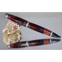 Ultra Dreh-Kugelschreiber Mit Hybrid-Acryl Und Wurzelholz von KensHandcraftedPens