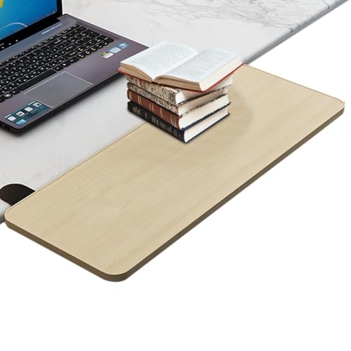 Kensbro Ergonomische Schreibtischverlängerung 52x25cm - Tischverlängerung,Faltbare Tastaturablage Armlehnenregal Computertischverlängerung Unterstützung für den Ellenbogenarm Kensbro Ergonomische Schreibtischverlängerung 52x25cm - Tischverlängerung,Faltbare Tastaturablage Armlehnenregal Computertischverlängerung Unterstützung für den Ellenbogenarm von Kensbro
