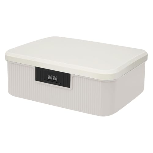 Große Medikamentenbox, 16LAbschließbare Box, 2 Schicht Medizinkoffer mit Zahlenschloss, Aufbewahrung für Medikamente, Handys & Persönliches, Verschließbare Box für Zuhause, Medizinbox für Büro, Weiß Große Medikamentenbox, 16LAbschließbare Box, 2 Schicht Medizinkoffer mit Zahlenschloss, Aufbewahrung für Medikamente, Handys & Persönliches, Verschließbare Box für Zuhause, Medizinbox für Büro, Weiß von Kensbro