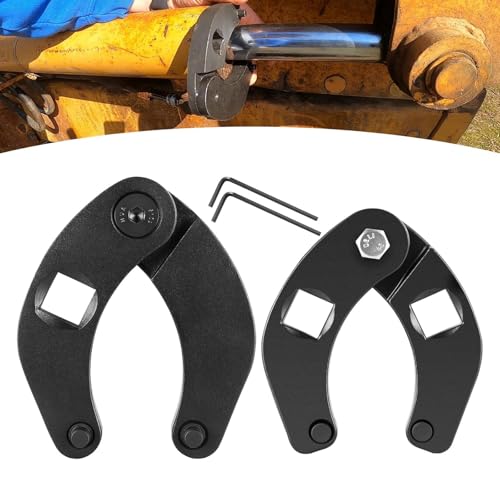 Kensbro Hydraulikzylinder Schlüssel 1266 & 7463,Large and Small Adjustable Gland Wrench für hydraulische Zylindermuttern von 5,1 cm bis 15,2 cm, 2,5 cm bis 8,9 cm (2 Stück) Kensbro Hydraulikzylinder Schlüssel 1266 & 7463,Large and Small Adjustable Gland Wrench für hydraulische Zylindermuttern von 5,1 cm bis 15,2 cm, 2,5 cm bis 8,9 cm (2 Stück) von Kensbro