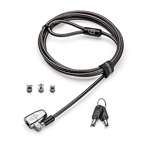 Kensington ClickSafe Universelles 2.0 3-in-1 Laptopschloss, Ideal für alle Laptops mit T-Bar, Nano oder Wedge-Shaped Sicherheits-Slot, K68102EU, Schwarz Kensington ClickSafe Universelles 2.0 3-in-1 Laptopschloss, Ideal für alle Laptops mit T-Bar, Nano oder Wedge-Shaped Sicherheits-Slot, K68102EU, Schwarz von Kensington