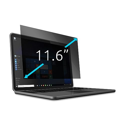 Kensington 626452 Laptop Blickschutzfilter 11.6 Zoll, 16: 9, Schutz von persönlichen Informationen, Geeignet für Dell, HP, Lenovo, ASUS, Acer - Blauchlichtreduzierung durch Blendschutzbeschichtung von Kensington