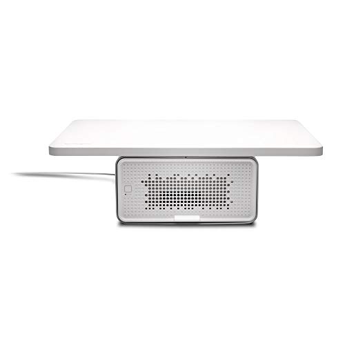 Kensington FreshView Schreibtisch-Luftreiniger Monitor/iMac-Ständer, geeignet für Home Office, USB-betrieben, unterstützt Laptops, Notebooks, Monitore bis zu 27 Zoll (K55460EU) von Kensington
