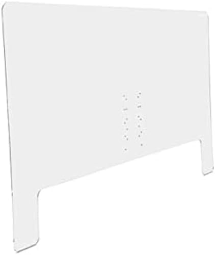 Kensington KGuard Hygieneschutzwand für Monitorarme, Acryl Nies- und Spuckschutz für Schreibtische, 120 x 74 cm Transparente Trennwand für Monitorarm und Bildschirm, 627506 von Kensington