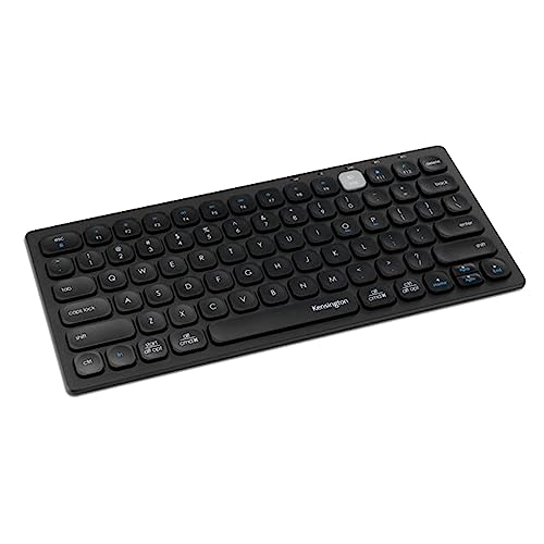 Kensington Kabellose Mini-Tastatur über Bluetooth oder USB 3.0, kompakte QWERTY IT Multi-Device und Dual Wireless, kompatibel mit Windows, Mac, iOS und Chrome OS, K75502IT von Kensington