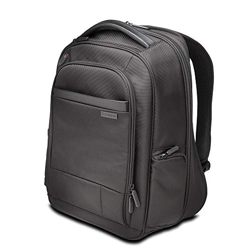 Kensington Laptop Rucksack Contour 2.0, 14 Zoll Business Laptop Rucksack für Damen und Herren, Wasserdichte kleine Rucksack-Laptoptasche, Ideale Reisetasche für Laptops und Tablets, K60383EU, Schwarz von Kensington