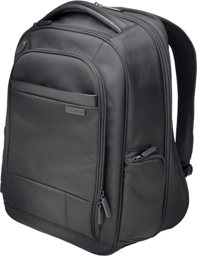 Kensington Laptop Rucksack Contour 2.0, 14 Zoll Business Laptop Rucksack für Damen und Herren, Wasserdichte kleine Rucksack-Laptoptasche, Ideale Reisetasche für Laptops und Tablets, K60383EU, Schwarz von Kensington