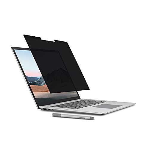 Kensington MagPro™ Elite Magnetischer Blickschutzfilter für Surface Laptop 3 15 Zoll, Magnetische Schutzfolie, Touchscreen-kompatibel, Begrenzter Betrachtungswinkel, Mit Blaulichtfilter, K50362WW von Kensington