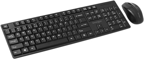 Kensington Pro Fit® Wireless Desktop Set (DE), QWERTZ-Version, ideal fürs Home Office, schwarz, K75230DE von Kensington