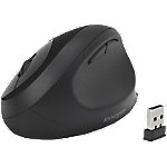 Kensington Pro Fit Dual Kabellose Ergonomische Maus K75404EU Optisch Für Rechtshänder Bluetooth/USB-A Nano Receiver Schwarz von Kensington