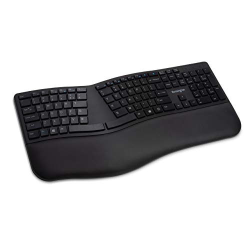 Kensington Pro Fit Ergo Kabellose Tastatur, US QWERTY-Tastaturbelegung, Duale 2,4 GHz- und Bluetooth 4.2-Technologie, Kompatibel mit Chrome OS, macOS und Windows, K75401WW Kensington Pro Fit Ergo Kabellose Tastatur, US QWERTY-Tastaturbelegung, Duale 2,4 GHz- und Bluetooth 4.2-Technologie, Kompatibel mit Chrome OS, macOS und Windows, K75401WW von Kensington