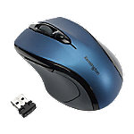 Kensington Pro Fit Kabellose Ergonomische Mid-Size Maus K72421WW Optisch Für Rechtshänder USB-A Nano Receiver Blau von Kensington