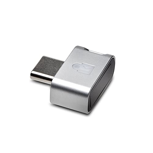 Kensington VeriMark Guard USB-C Fingerprint Security Key, FIDO2 WebAuthn/CTAP2 & FIDO U2F, Sicherheitsschlüssel, Biometrische Zwei-Faktor-Authentifizierung, Windows, Chrome, macOS, iOS, K64709WW von Kensington