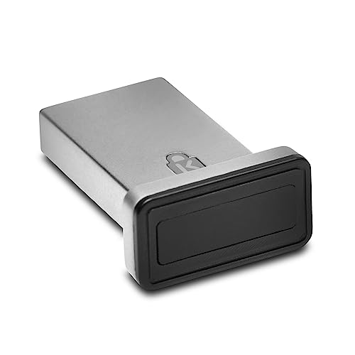 Kensington Fingerabdruckscanner VeriMark IT, USB-Fingerabdruckleser- und scanner für Windows 10 Hallo, Biometrischer Sicherheitsscanner für Unternehmen, K64704EU von Kensington