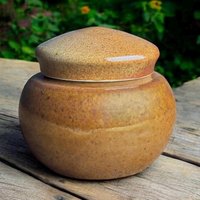 15 Cu/In Andenken - Kleine Andenken-Urne Ungefähre Abmessungen 3, 5 "x 3, 75" Fassungsvermögen Kubikzoll Spezielle Kleine Urne Spsh-15Cu-4 von KentHarrisPottery