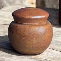 15 Cu/In Andenken - Kleine Andenken-Urne Ungefähre Abmessungen 3, 5 "x 3, 75" Fassungsvermögen Kubikzoll Spezielle Kleine Urne Spsh-15Cu-5 von KentHarrisPottery