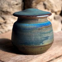 15 Cu/In Andenken - Kleine Urne Ungefähre Abmessungen 4 "x 4, 25" Fassungsvermögen Kubikzoll Glänzende Glasur Ettp-15Cu-10 von KentHarrisPottery