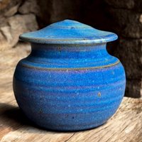 15 Cu/In Andenken - Kleine Urne Ungefähre Abmessungen 4 "x 4" Fassungsvermögen Kubikzoll Glänzende Glasur Cosg-15Cu-2 von KentHarrisPottery