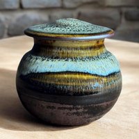 15 Cu/In Andenken - Kleine Urne Ungefähre Abmessungen 4 "x 4" Fassungsvermögen Kubikzoll Glänzende Glasur Wfp-15Cu-5 von KentHarrisPottery
