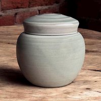 50 Cu/in Kleine Größe - Haustier-Urne Urne Für Menschliche Asche Handgemachte Keramik-Urne- 4, 75 "x 4, 5" Kapazität Kubikzoll -Sb-50Cu-1." von KentHarrisPottery