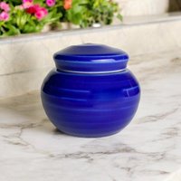 Andenken Urne - Kleine Größe Ungefähre Abmessungen 3, 5 "x 3, 75" Fassungsvermögen 15 Kubikzoll Spezielle Kleine Bl-Ksk-8 Andenken Urne - Kleine Größe Ungefähre Abmessungen 3, 5 "x 3, 75" Fassungsvermögen 15 Kubikzoll Spezielle Kleine Bl-Ksk-8 von KentHarrisPottery