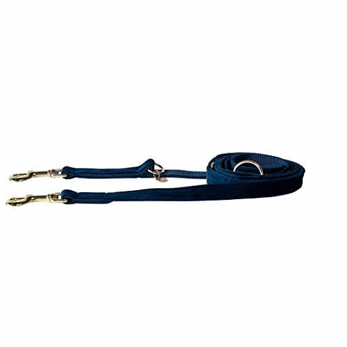 Kentucky Dogwear Velvet Dog Lead Hundeleine 2 m, Farbe:Navy von Kentucky