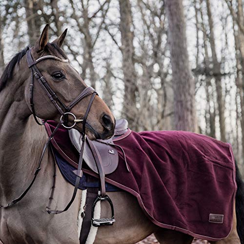 Kentucky Horsewear Heavy Fleece Ausreitdecke, Größe:M, Farbe:Bordeaux von Kentucky