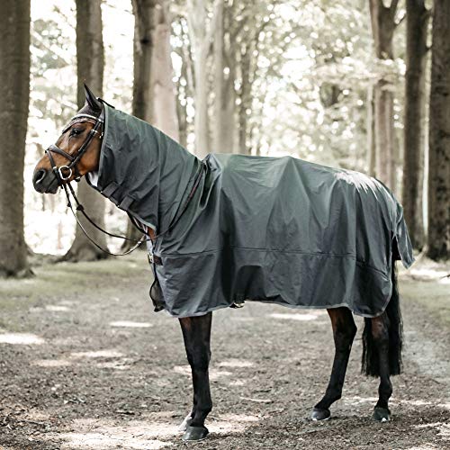 Kentucky Horsewear Horse Rain Coat Regendecke, Größe:125-140, Farbe:grau von Kentucky