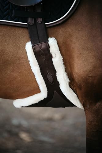 Kentucky Horsewear Lammfell Stollengurt Spezial braun, Länge:140, Farbe:braun von Kentucky Horsewear