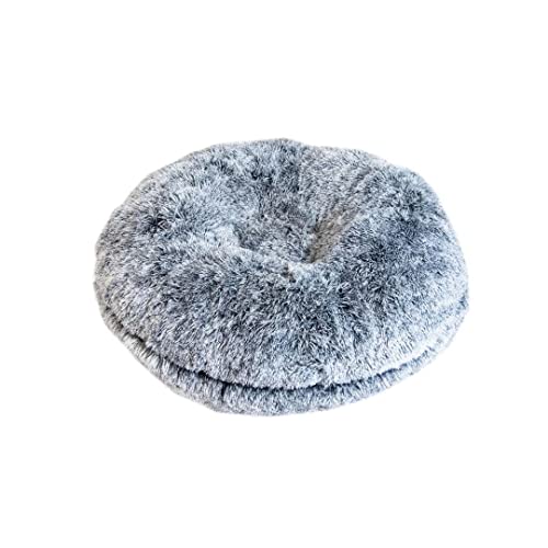 Kentucky Dogwear Hundebett für große Hunde (groß, 110 x 110 cm) | Donut|Grau, hochwertig, bequem, modisch und leicht zu waschen; Sofas und Sessel für Hunde, Zubehör von Kentucky