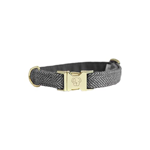 Kentucky Dogwear Hundehalsband Wolle, Größe:XS 25-38cm, Farbe:grau von Kentucky